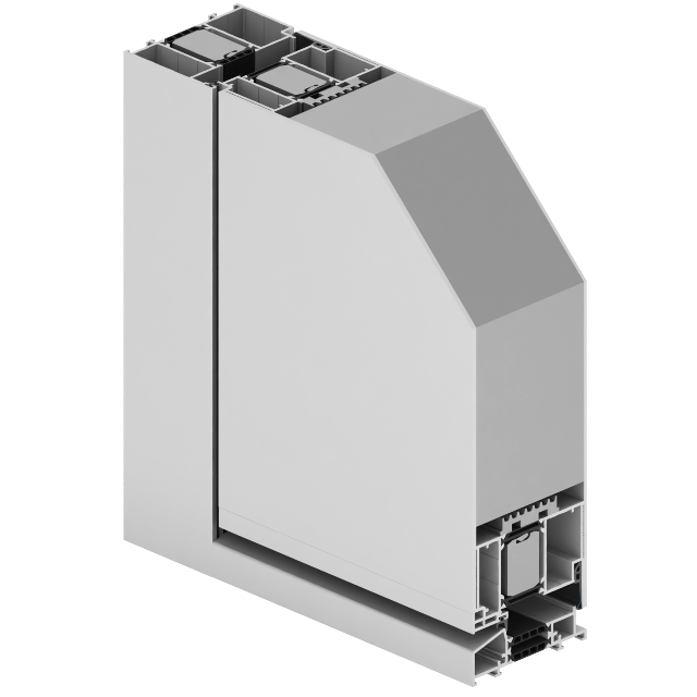 Alumínium bejárati ajtó 1