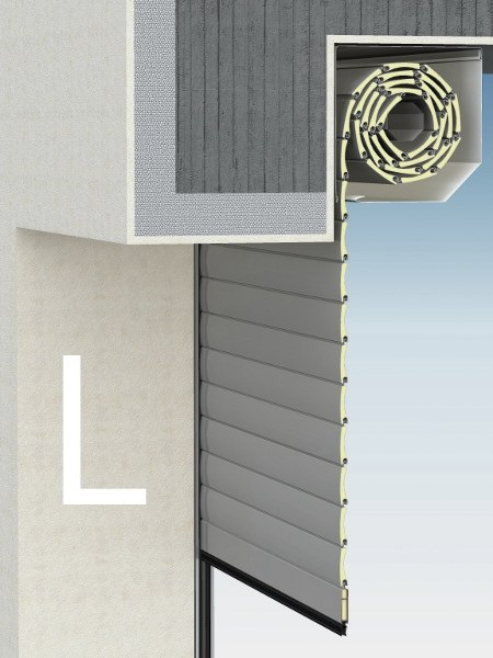 Redőnyrendszerű garázs kapu