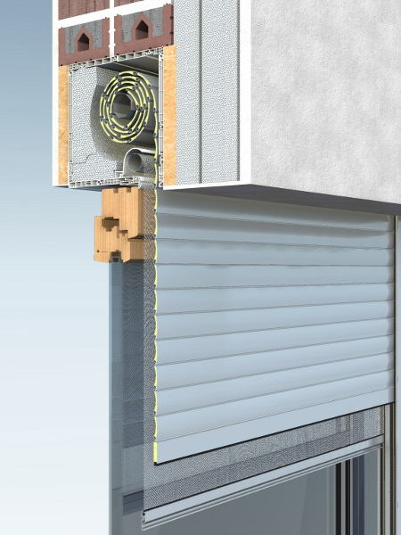 Ráépíthető tokos redőny